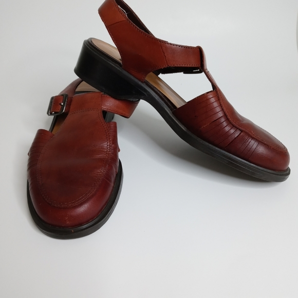 Westies Leather Straps Shoes Size 7M Brown - Picture 2 of 8